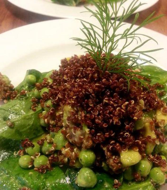 Real Foods Quinoa Avocodo and Peas Super Salad